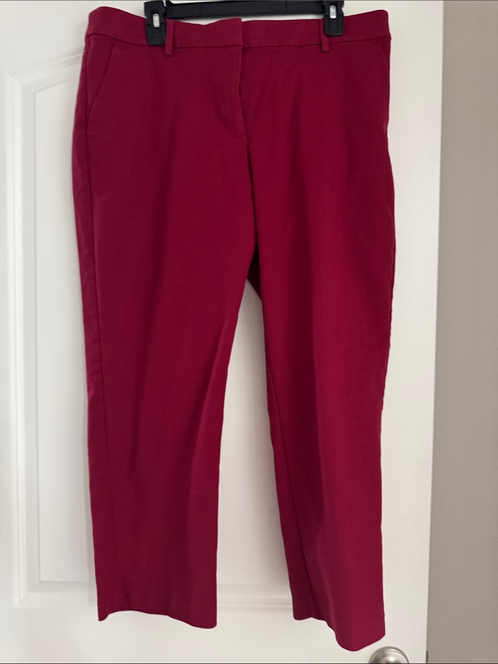 LOFT Cropped Straight-Leg Pants